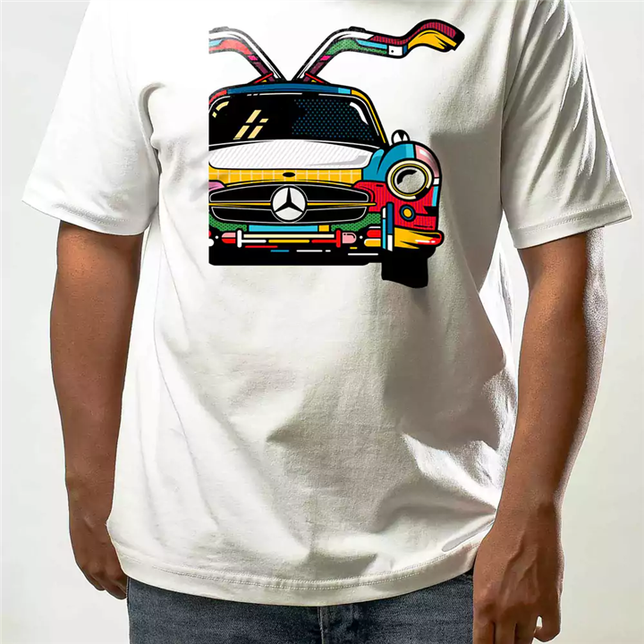 تیشرت طرح مرسدس بنز Benz Tshirt B05